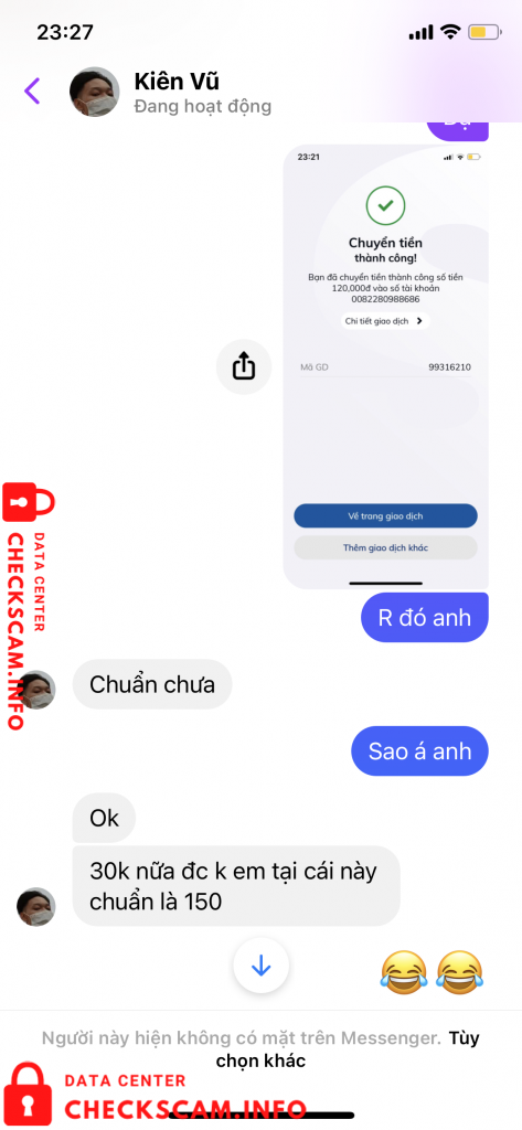 针对的证据 Vũ Văn Kiên