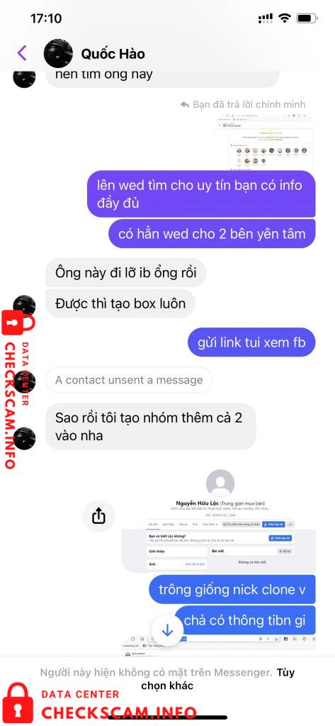 対する証拠 Nguyen Huu Loc