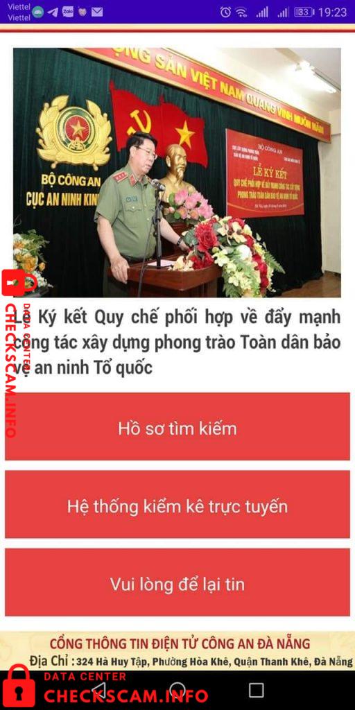 Evidencia contra Dang Thi Hong nhung