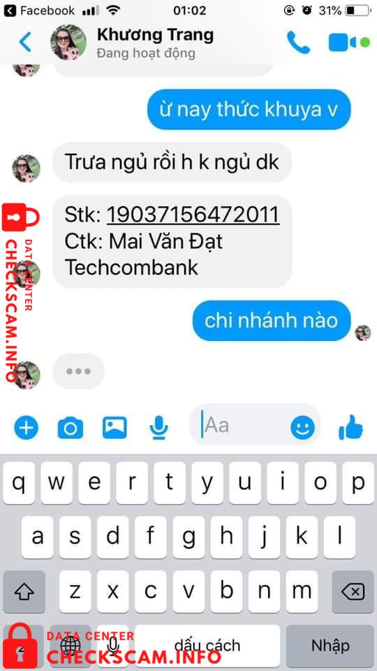 针对的证据 Mai Van Dat