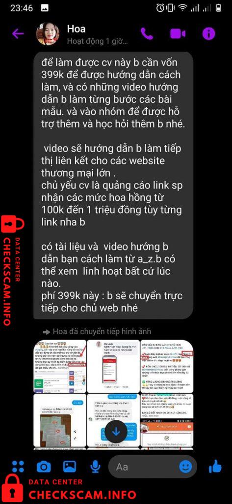 Evidencia contra Dương Thị Ngọ Lan