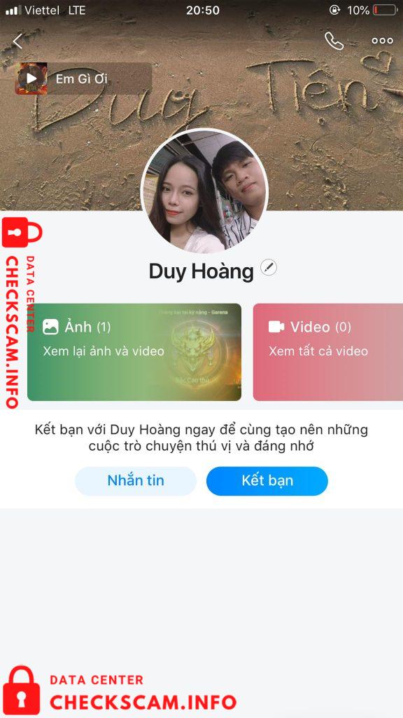 Evidencia contra Duy Hoàng