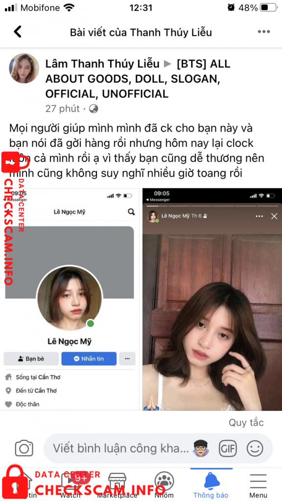Evidence against Nguyen Thi Thanh Nhan