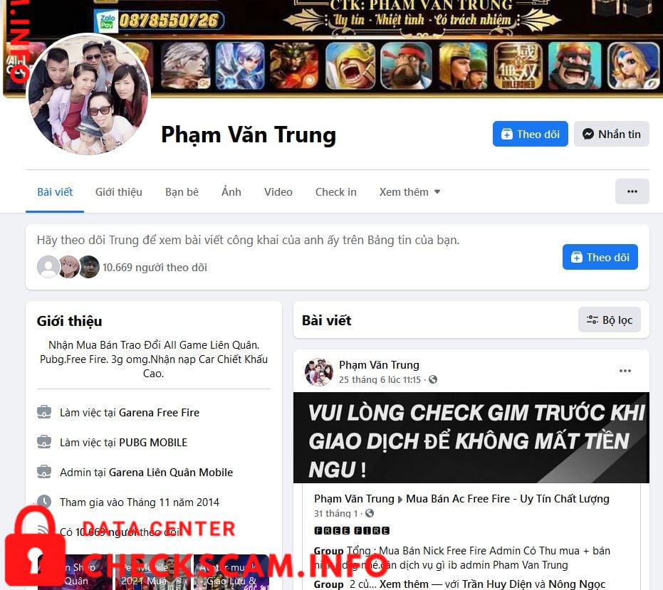 Evidencia contra Danh sách STK lừa đảo