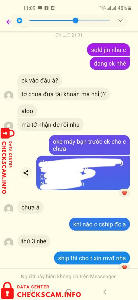 Evidência contra Nguyễn Đình Phúc
