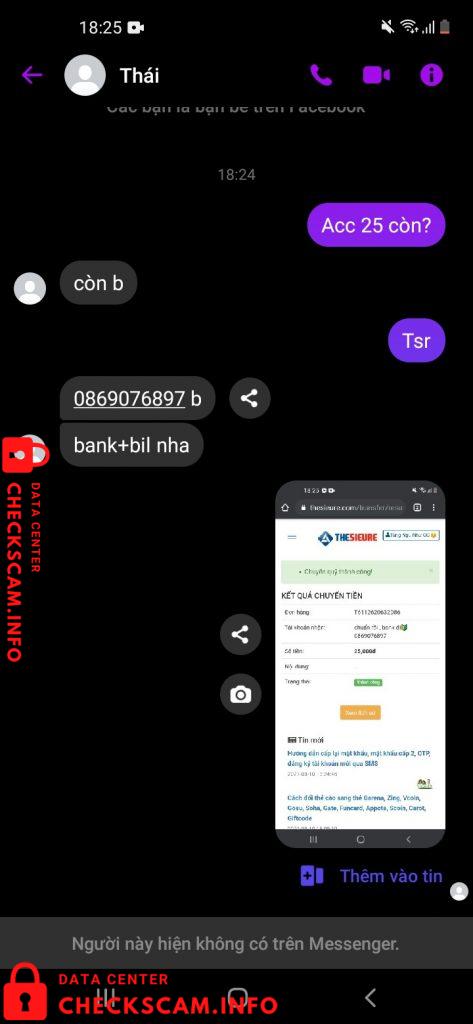 针对的证据 Thái Văn