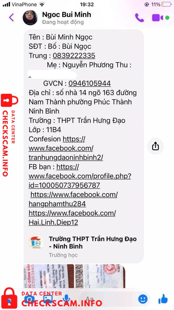 Evidence against Trần Quang Chung