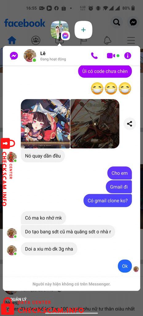 Evidencia contra Nguyễn Lê Minh Duy