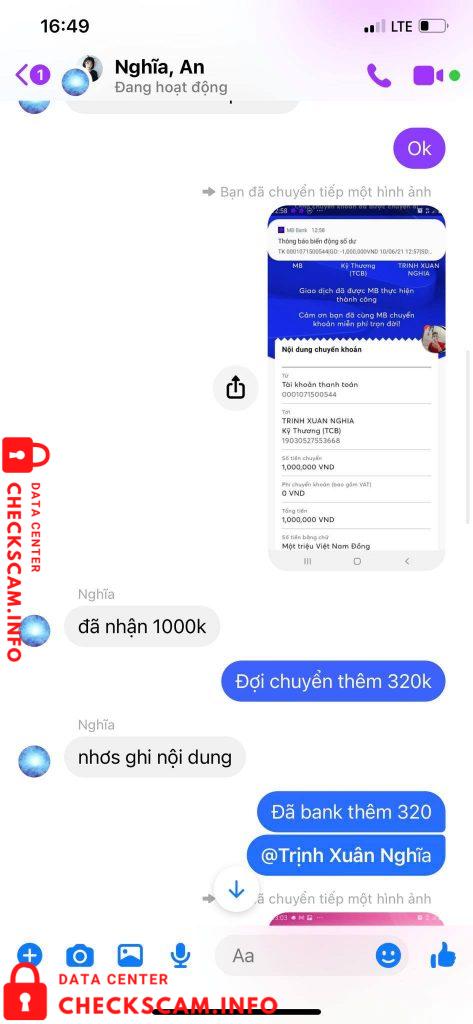 Evidencia contra Trần Khương Duy