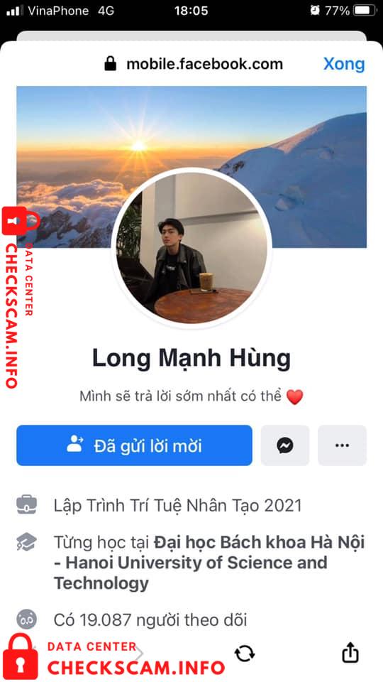 Evidencia contra Long Manh Hung