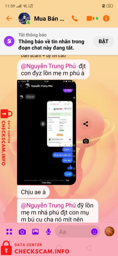 Bukti melawan Nguyễn Trung Phú