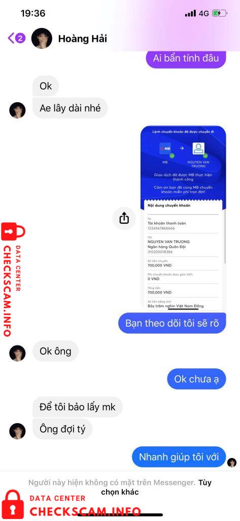 Bukti melawan Nguyen Van Truong