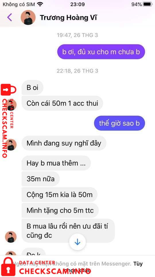 Bukti melawan Trương Hoàng Vĩ