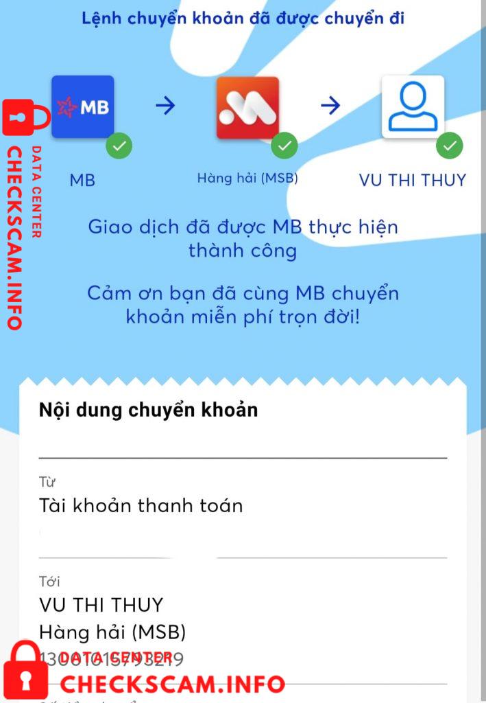 Bukti melawan Vu Thi Thuy