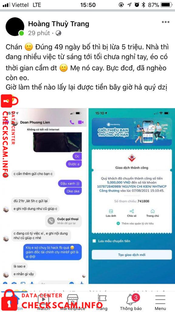 Bukti melawan Nguyễn Chí Kiên