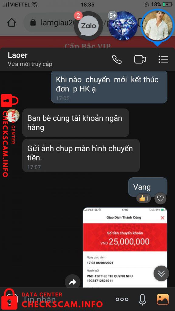 Bukti melawan Le Van Thanh – Lamgiau2018.com