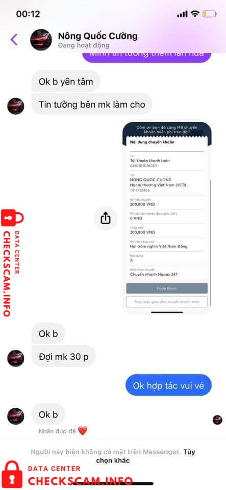 Bukti melawan Nông Quốc Cường