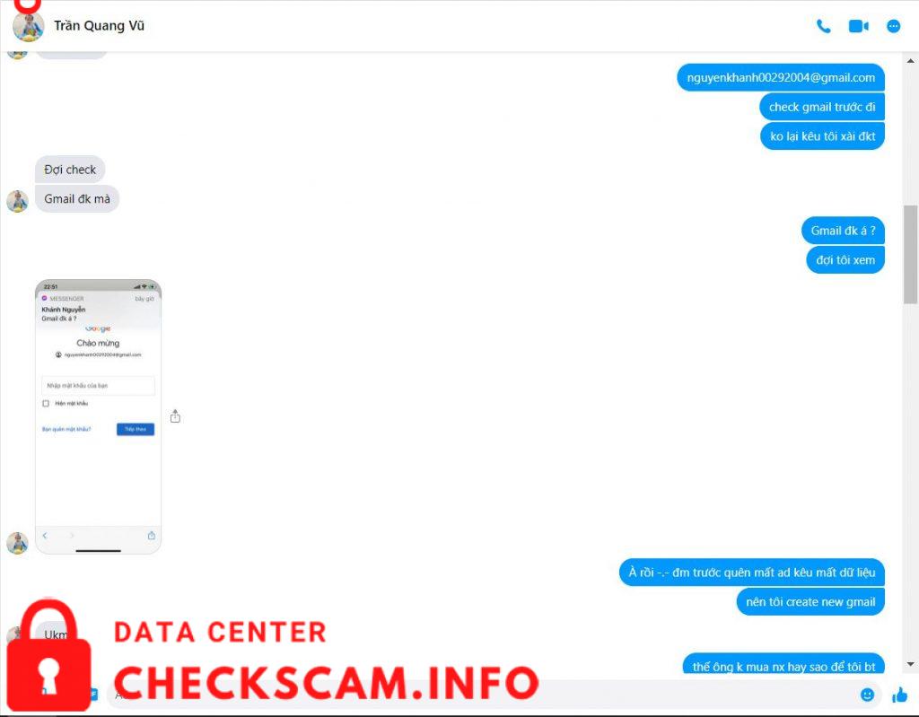 Bukti melawan Tran Quang Vu