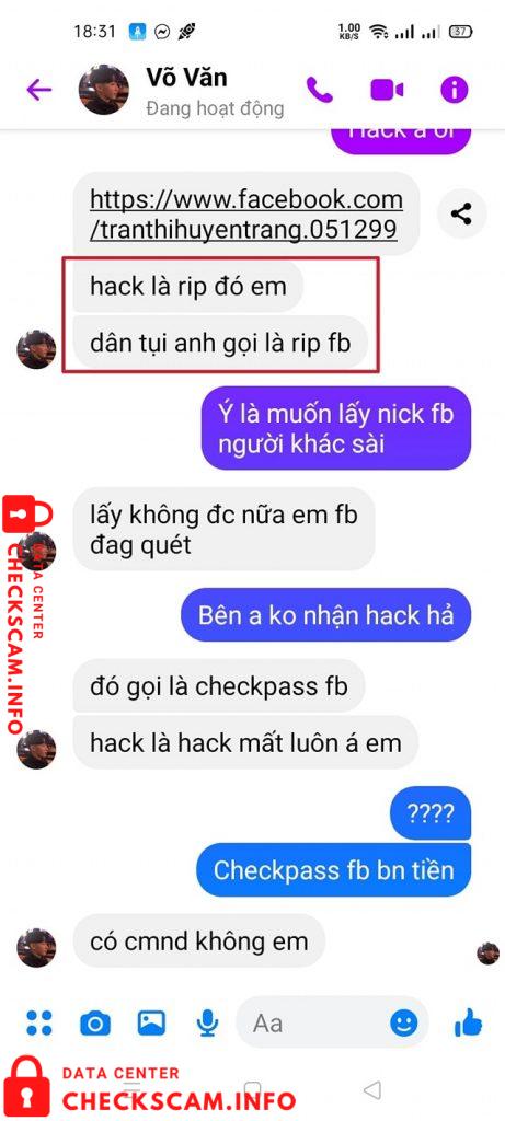 Bukti melawan Võ Văn Vũ