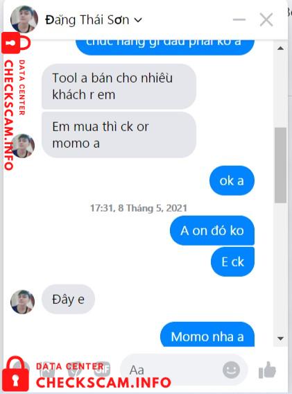 Bukti melawan Đặng Thái Sơn