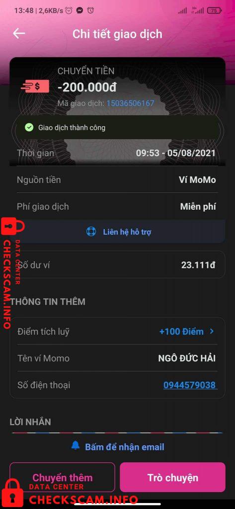 Bukti melawan Ngô Đức Hải