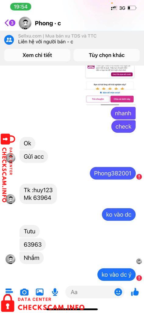 Bukti melawan Dinh Tien Cong
