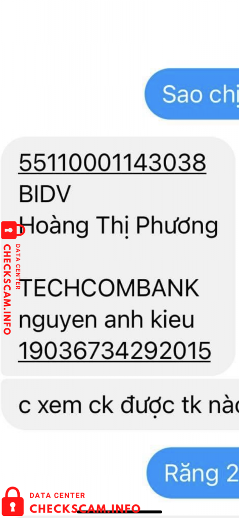 Bukti melawan Hoàng Thị Phương