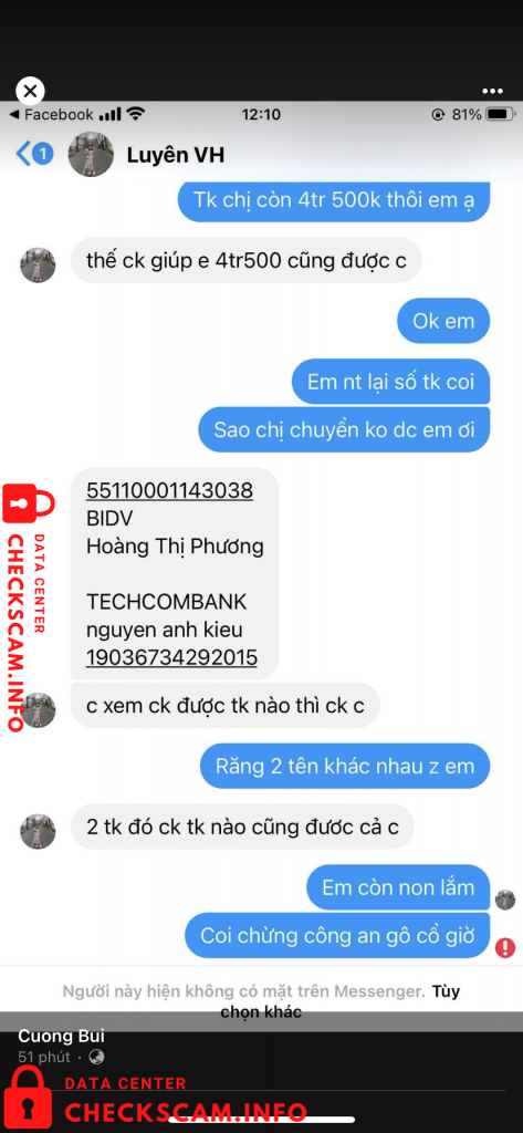 Bukti melawan Nguyễn Anh Kiều
