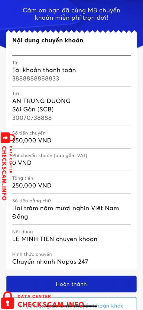 针对的证据 An Trung Duong