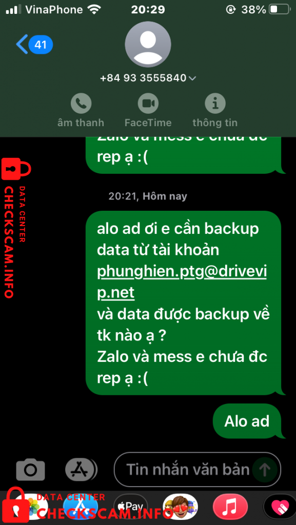 针对的证据 Dương Thị An