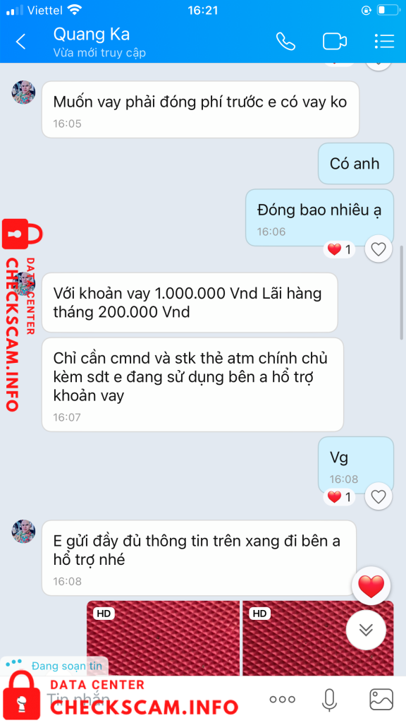 针对的证据 Trương Thị Quỳnh Như