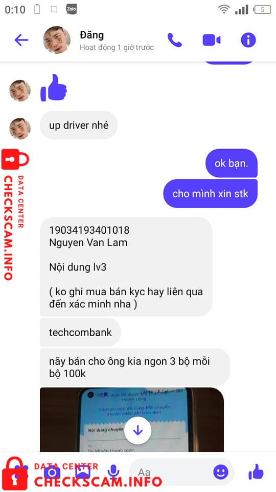 针对的证据 Nguyen Van Lam