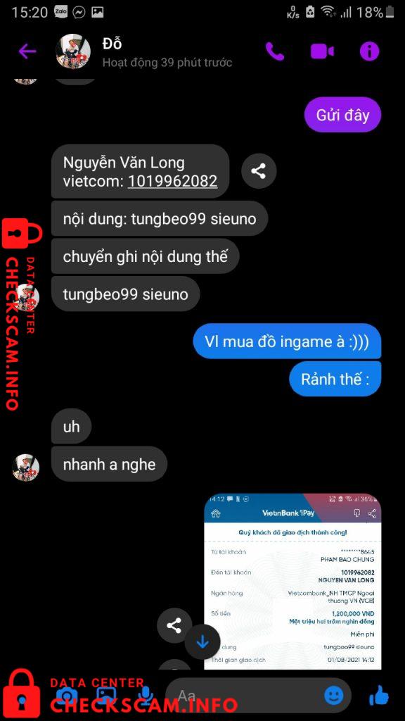 针对的证据 Nguyen Van Long