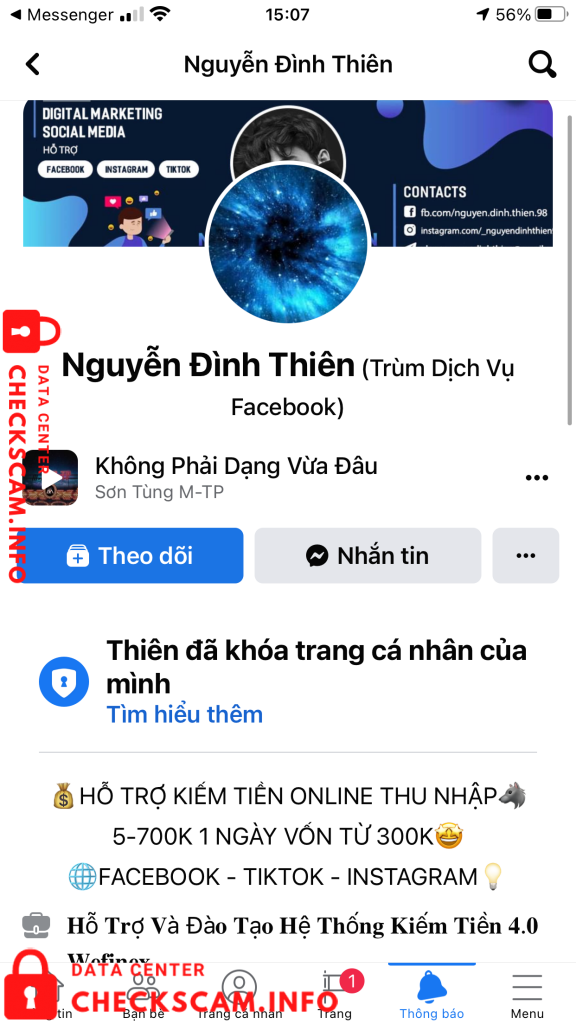 针对的证据 Nguyễn Đình Thiên