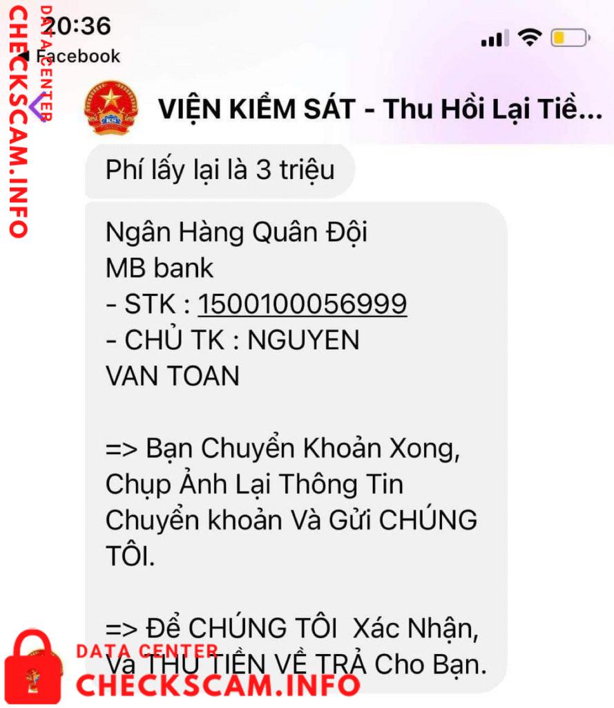 针对的证据 Nguyen Van Toan