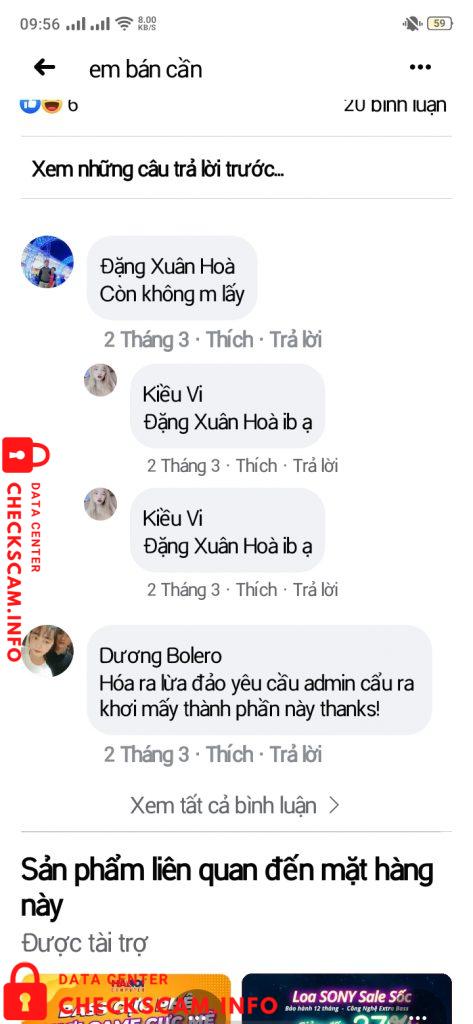 针对的证据 Bùi Phương Thảo