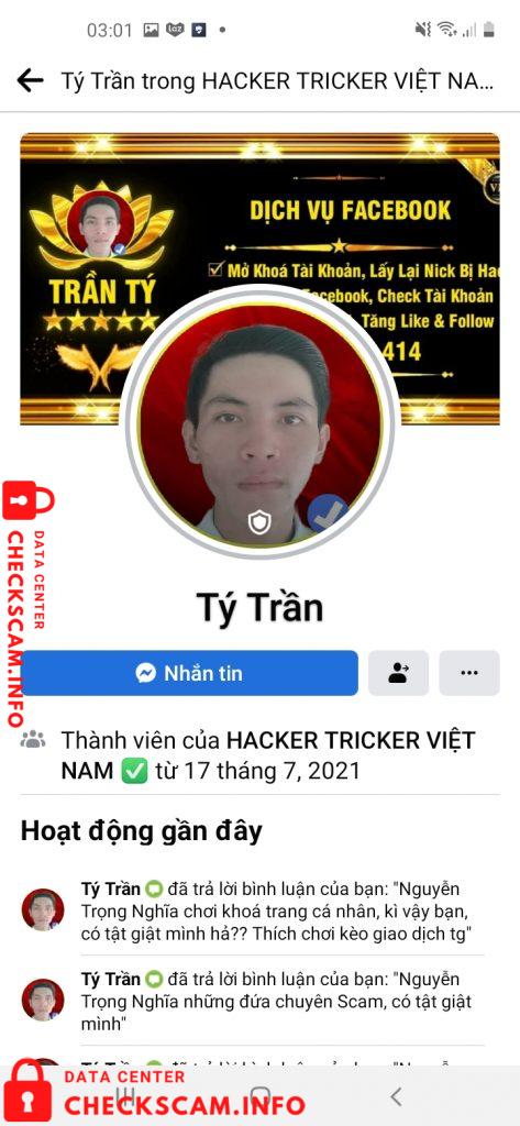 针对的证据 Trần Tý