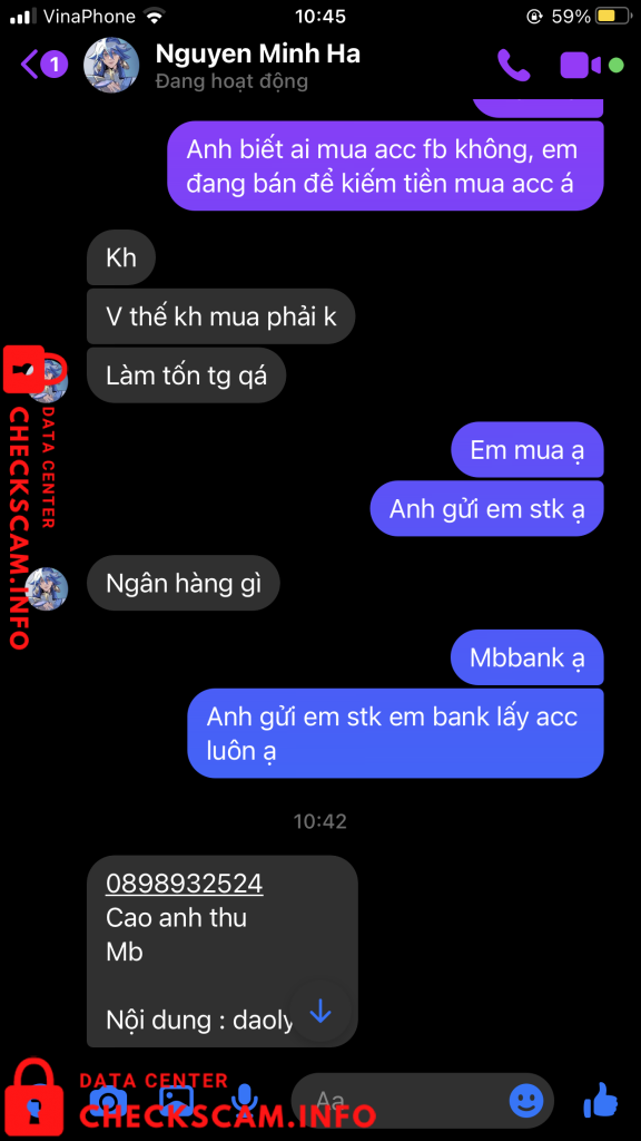针对的证据 Cao Anh Thu