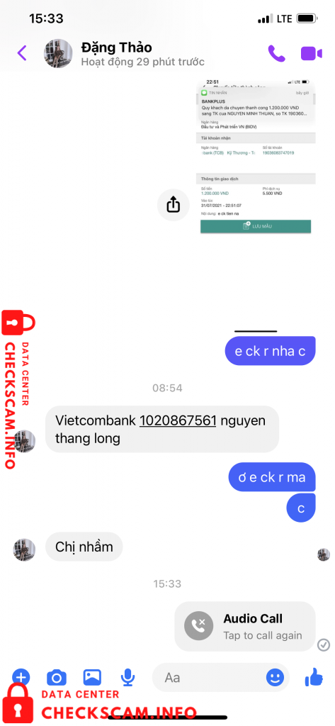 针对的证据 Nguyen Minh Thuan