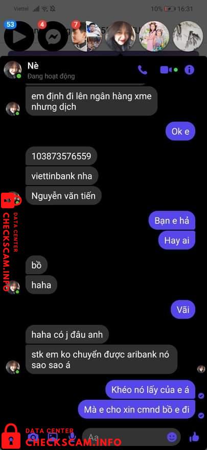 针对的证据 Nguyễn Văn Tiến