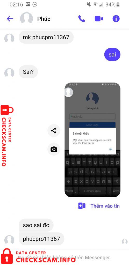 针对的证据 Nguyễn Trọng Phúc