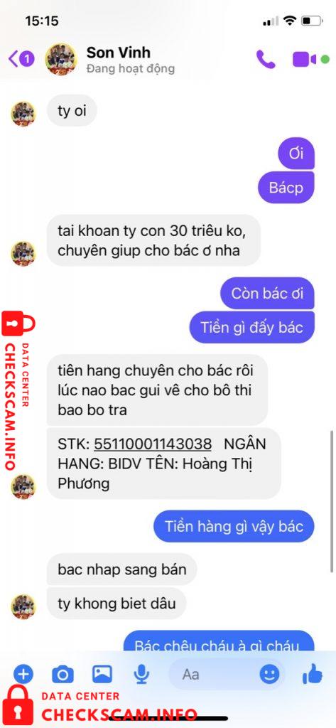 针对的证据 Hoàng Thị Phương