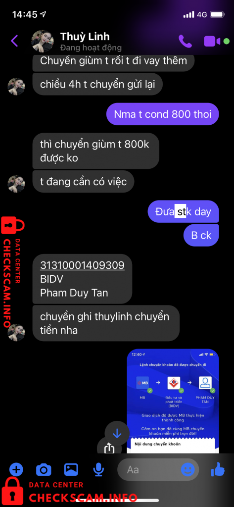 针对的证据 Pham Duy Tan