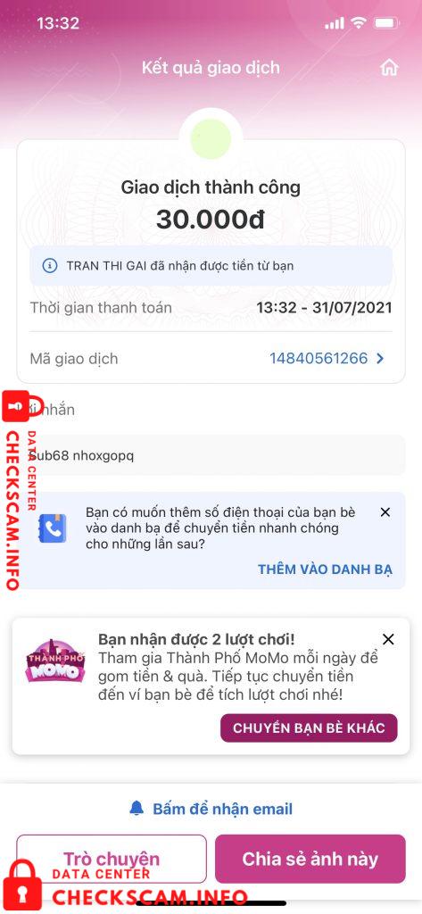 针对的证据 Sub68.club – Tran Thi Gai