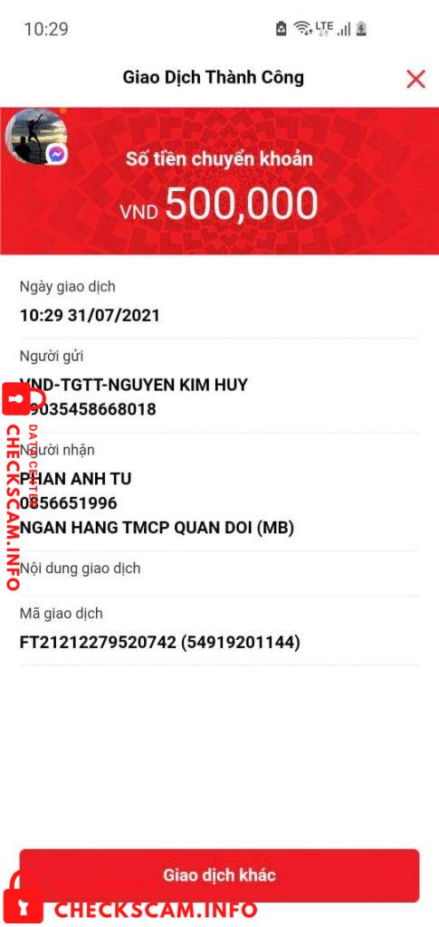 针对的证据 Phan Anh Tu