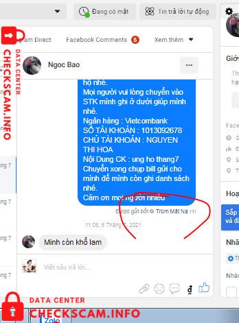 针对的证据 Nguyen Thi Hoa