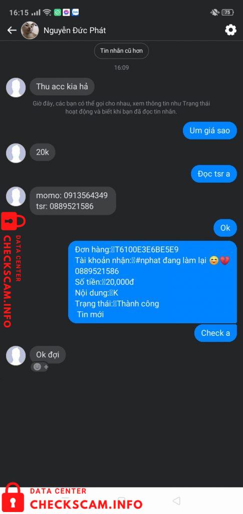 Bukti melawan Trinh Thi No