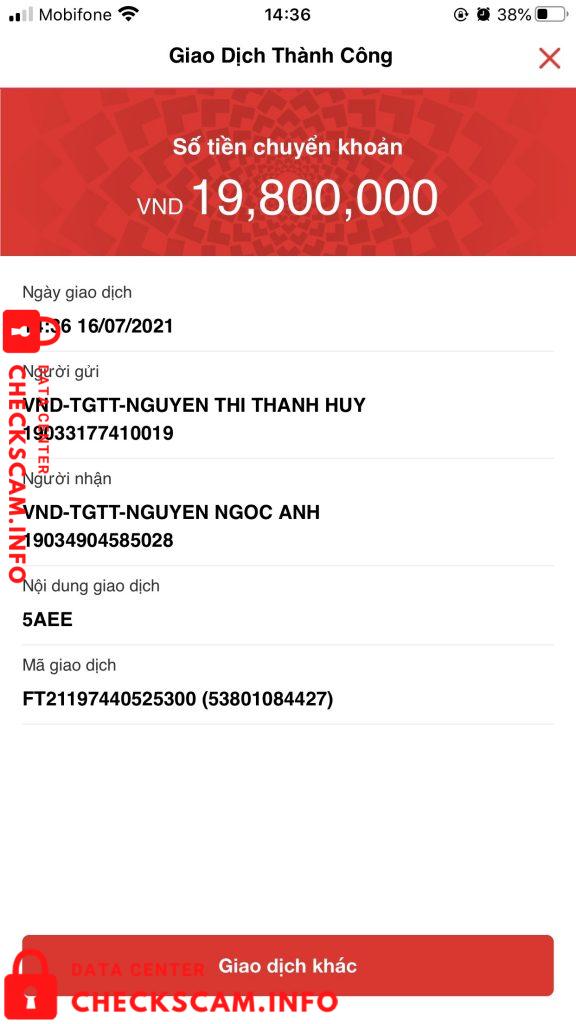 Bukti melawan Nguyen Ngoc Anh