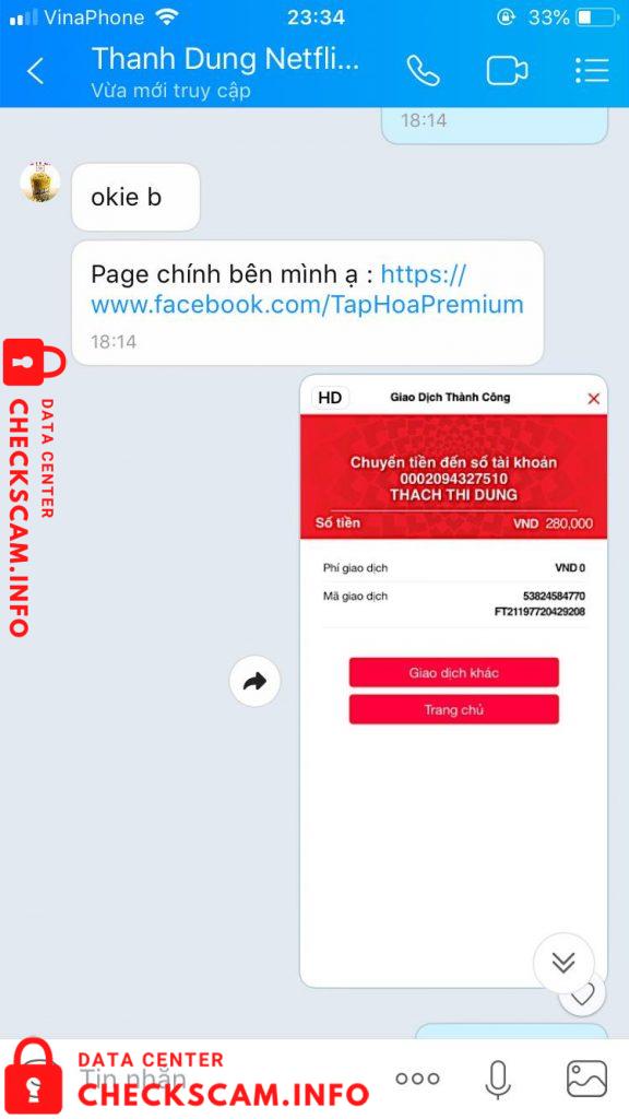 针对的证据 Thạch Thị Dung