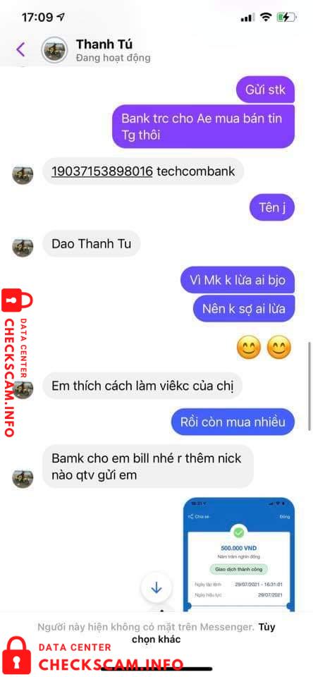 针对的证据 Dao Thanh Tu